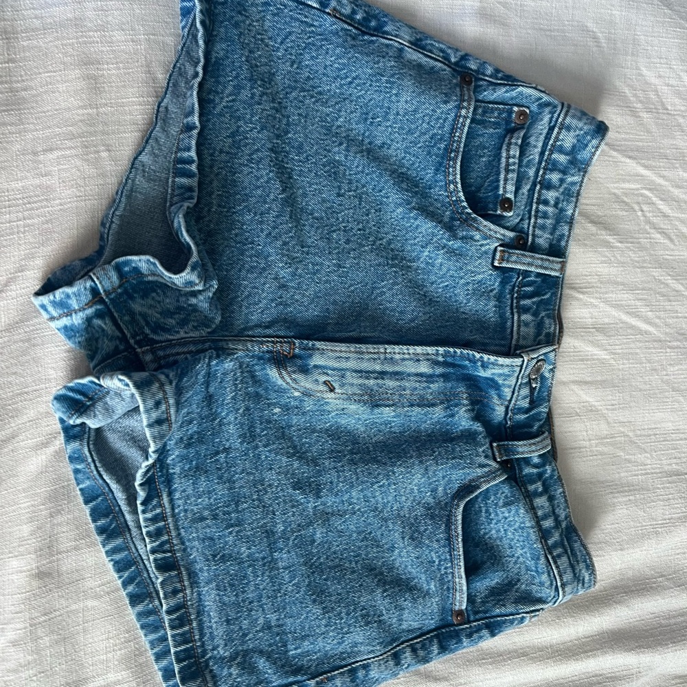 Blue Denim Shorts